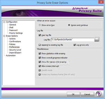 CyberScrub Privacy Suite Professional screenshot 17