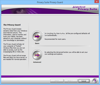 CyberScrub Privacy Suite Professional screenshot 3