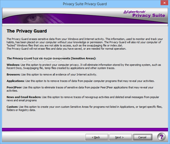 CyberScrub Privacy Suite Professional screenshot 4