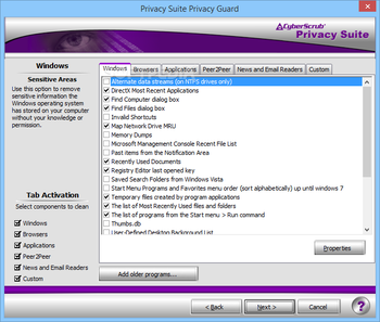 CyberScrub Privacy Suite Professional screenshot 5
