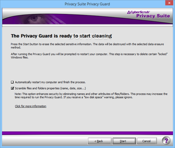 CyberScrub Privacy Suite Professional screenshot 6