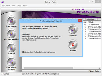 CyberScrub Privacy Suite Professional screenshot 7