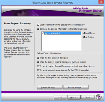 CyberScrub Privacy Suite Professional screenshot 8