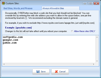 CYBERsitter screenshot 5