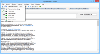 CyD Network Utilities screenshot 3