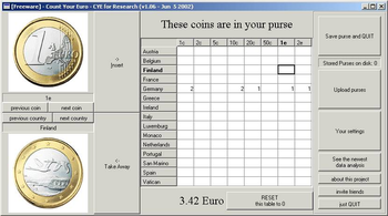 CYE - CountYourEuro! for research screenshot 2