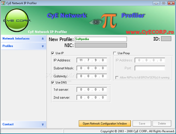 CyE Network IP Profiler screenshot