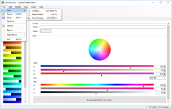 Cyotek Palette Editor screenshot 2