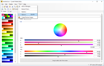 Cyotek Palette Editor screenshot 5