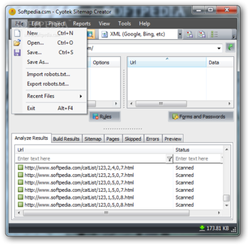 Cyotek Sitemap Creator screenshot 2