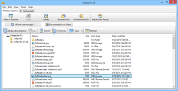 Cypherix LE screenshot