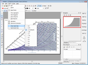 CYTSoft Psychrometric Chart screenshot 2