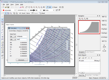 CYTSoft Psychrometric Chart screenshot 4