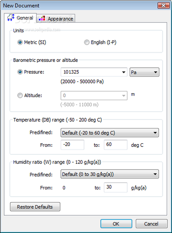 CYTSoft Psychrometric Chart screenshot 6