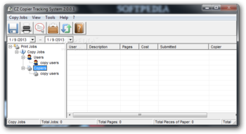 CZ Copier Tracking System screenshot