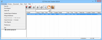 CZ Print Job Tracker screenshot 2