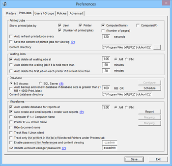 CZ Print Job Tracker screenshot 6