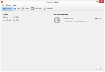 Czarcoin screenshot
