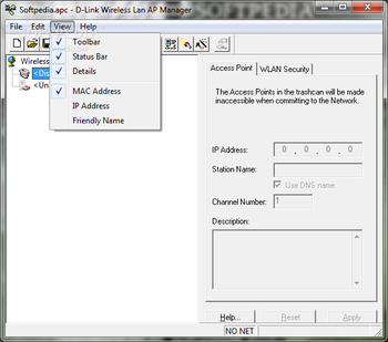 D-Link Air DWL-1000AP Wireless LAN AP Manager screenshot 3