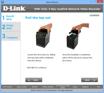 D-Link DNR-322L Setup Wizard screenshot 2