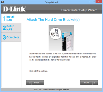 D-Link ShareCenter DNS-327L Setup Wizard screenshot 3