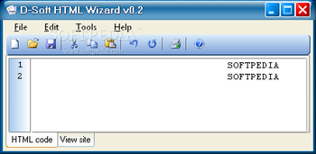 D-Soft HTML Wizard screenshot