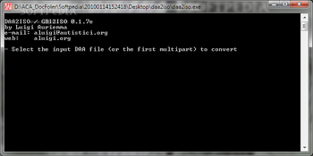 DAA2ISO screenshot