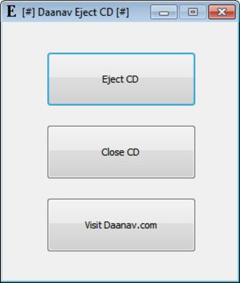 Daanav Eject CD screenshot
