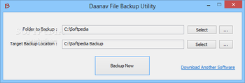 Daanav File Backup Utility screenshot