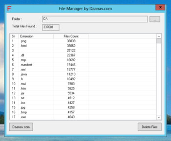 Daanav File Manager screenshot