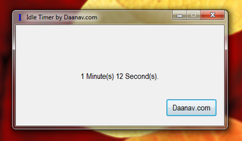 Daanav Idle Timer screenshot