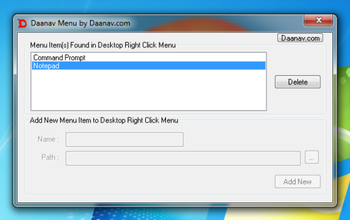 Daanav Menu screenshot