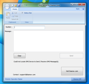 Daanav SMS Sender screenshot