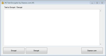 Daanav Text Encryptor screenshot