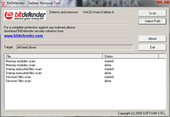 Dabber Removal Tool screenshot