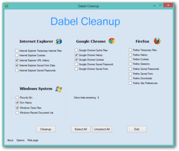 Dabel Cleanup screenshot