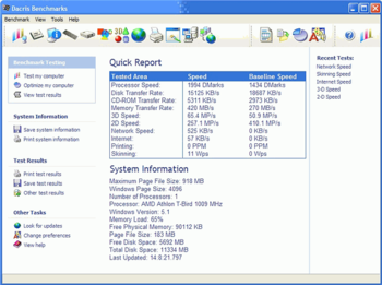 Dacris Benchmark 5.0 Build 5005 screenshot