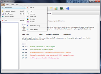 Dacris Benchmarks screenshot 4