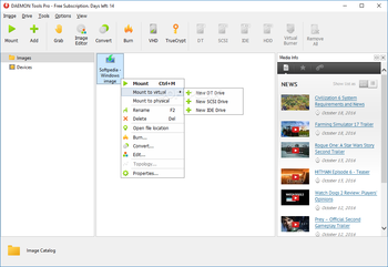 DAEMON Tools Pro screenshot