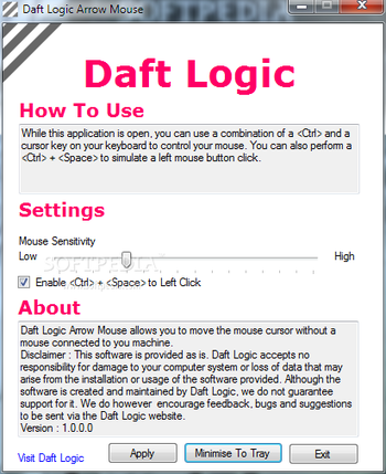 Daft Logic Arrow Mouse screenshot 2