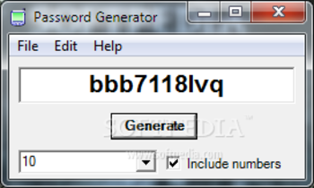 Daft Logic Password Generator screenshot