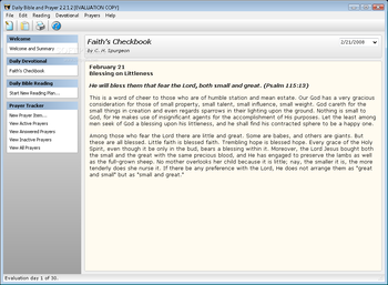 Daily Bible and Prayer screenshot