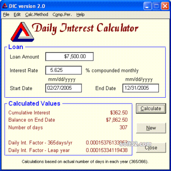 Daily Interest Calculator screenshot 2