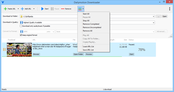 Dailymotion Downloader screenshot