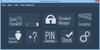 Dalenryder Password Generator screenshot