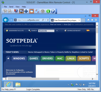 DameWare Mini Remote Control screenshot