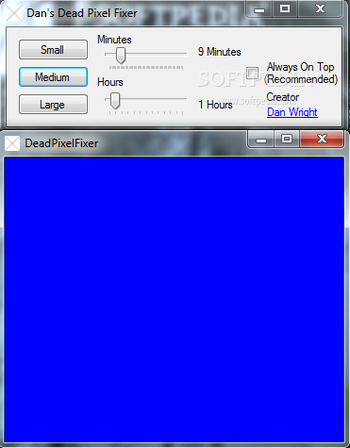 Dan's Dead Pixel Fixer screenshot