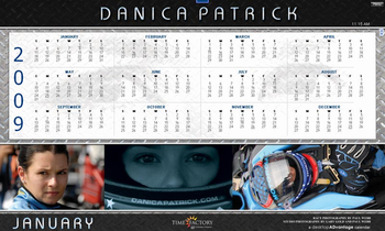 Danica Patrick 2009 Calendar for Macintosh screenshot 2