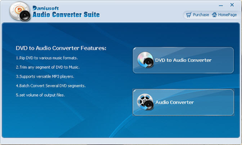 Daniusoft Audio Converter Suite screenshot