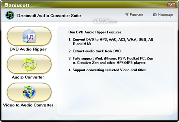 Daniusoft Audio Converter Suite screenshot 3